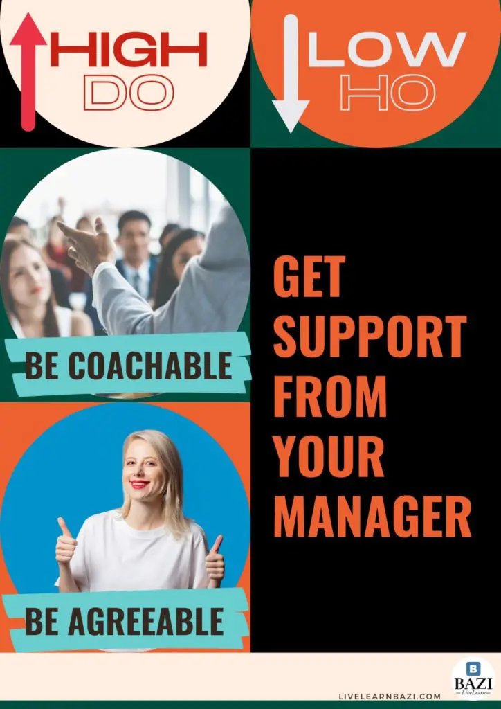 Get support from your manager
