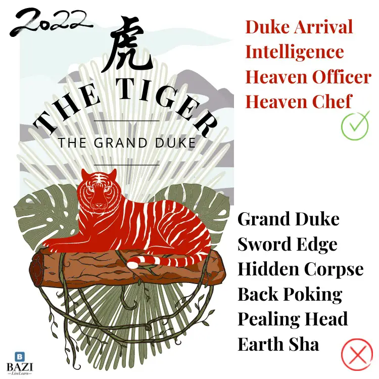 The Tiger 2022 (12 Animals Zodiac)