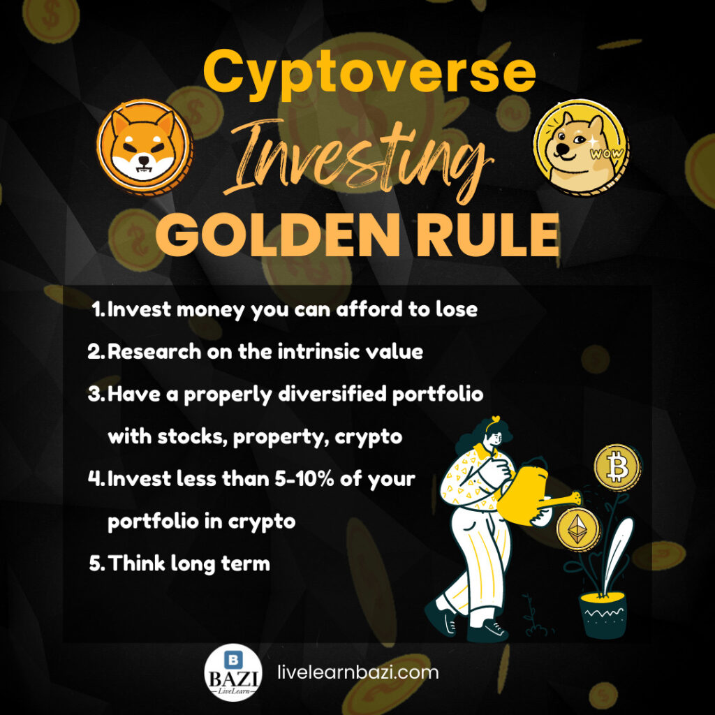 Cryptoverse Investing Golden Rules