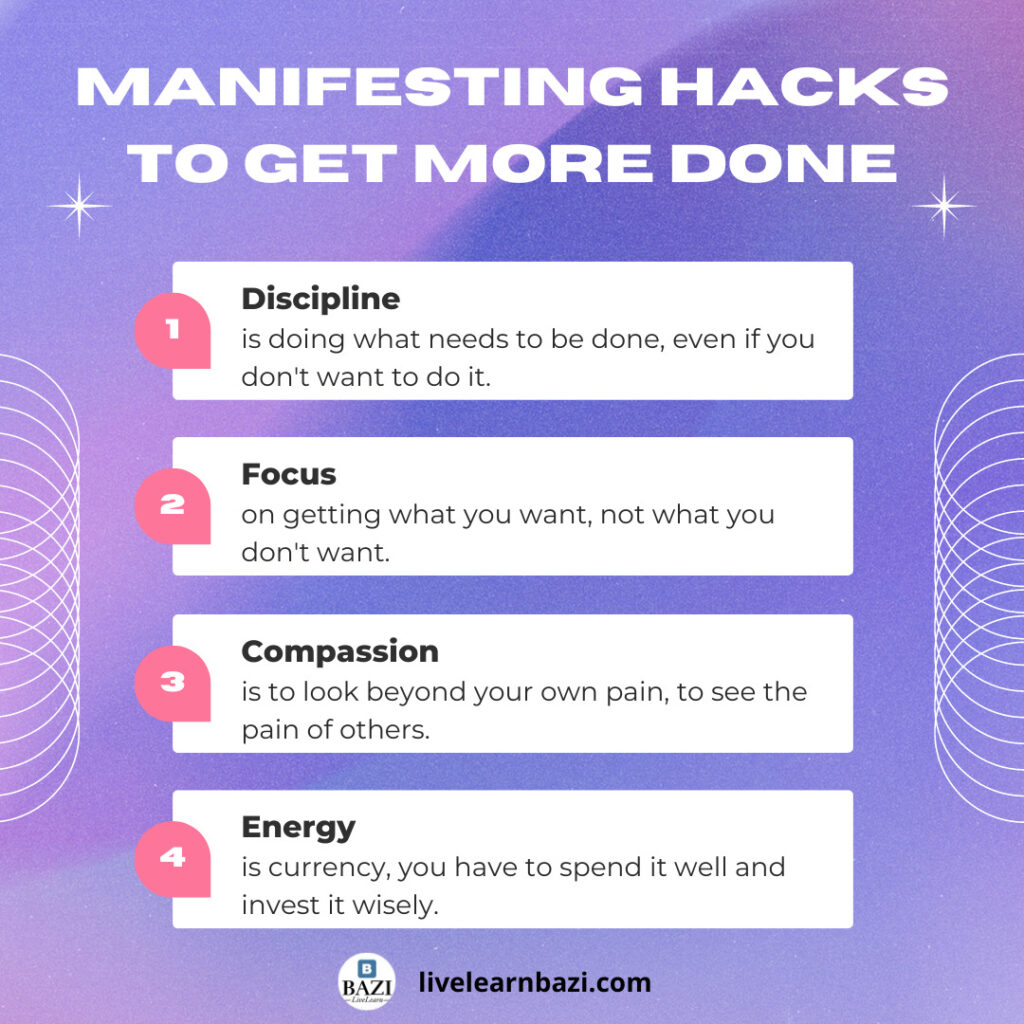 Manifesting Hacks To Get More Done