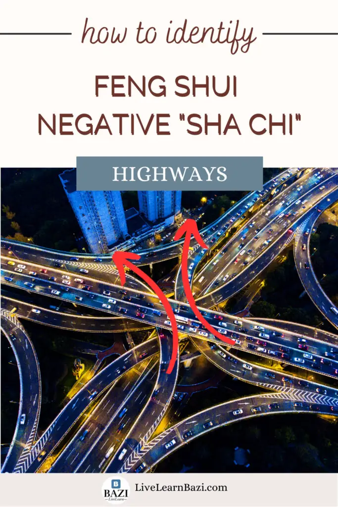 Feng Shui Negative Energy Protection - How to Identify "Sha Chi" (Highways)