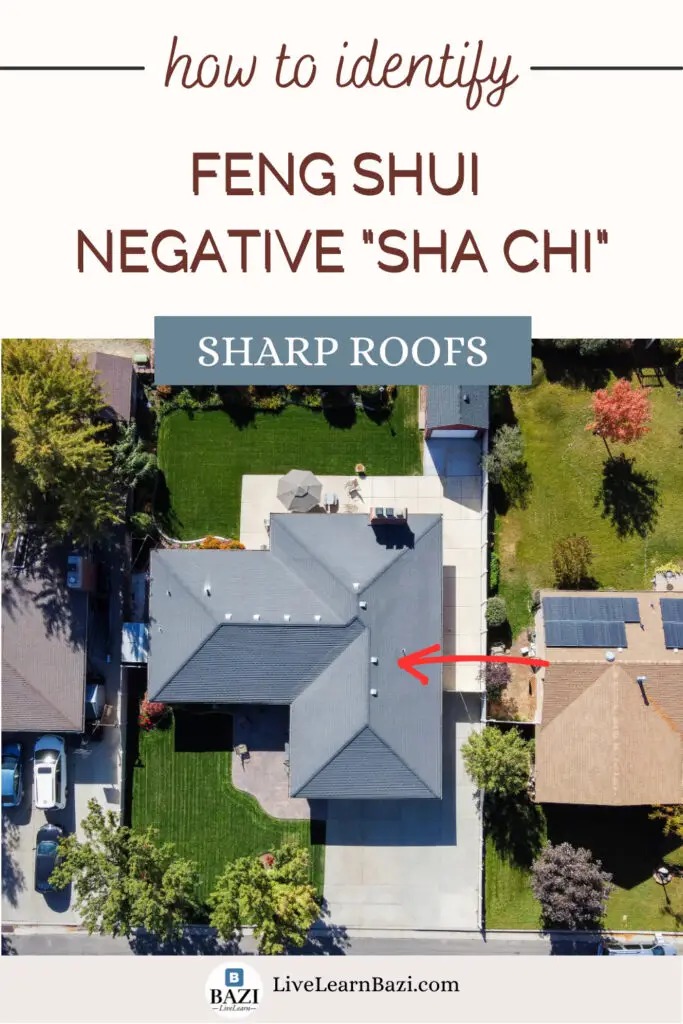 Feng Shui Negative Energy Protection - How to Identify "Sha Chi" (Sharp Roofs)