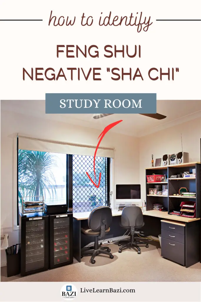 Feng Shui Negative Energy Protection - How To Identify "Sha Chi" (Study Room)