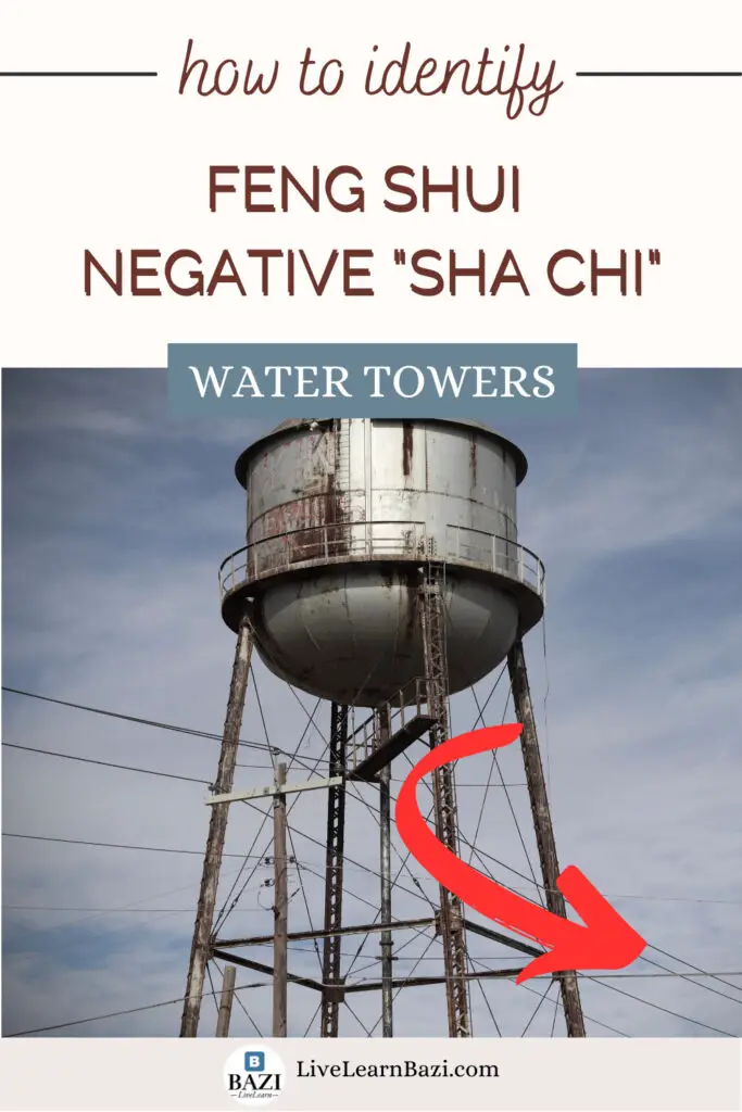 Feng Shui Negative Energy Protection - How To Identify "Sha Chi" (Water Towers)