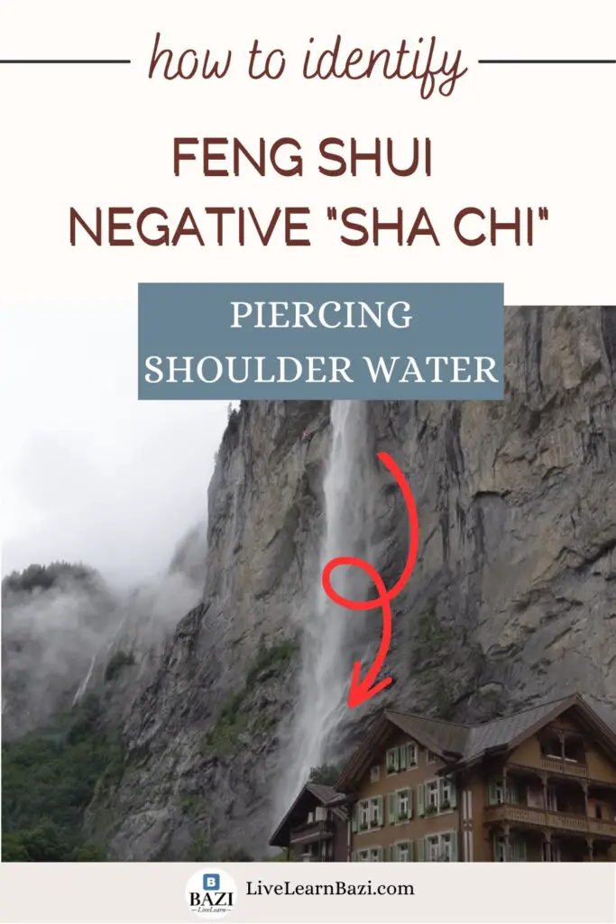 Feng Shui Negative Energy Protection - How to Identify "Sha Chi" (Piercing Shoulder Water)